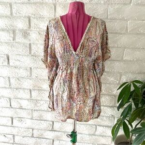 Victoria's Secret Multicolor V-Neck Tunic P-43